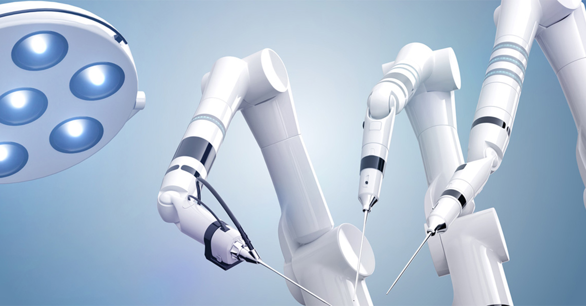 Orthopedic robotic arm used in surgery